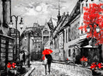 The Couple with the Red Umbrella | Antoro.