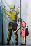The soldier and the girl (Banksy) | Antoro.